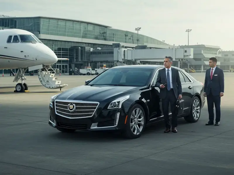 Madison Airport Limo & Car Service airport pickup vehicle